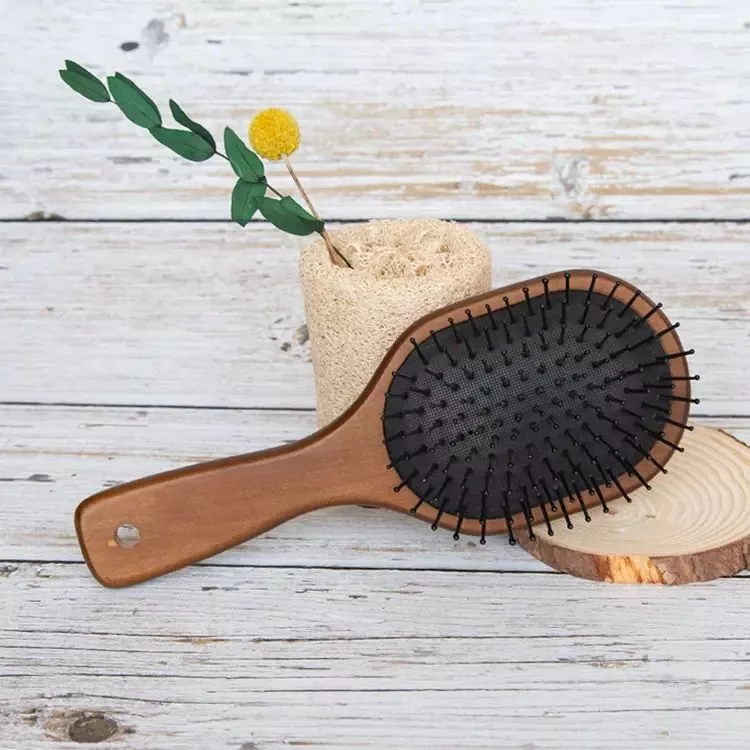 Introductio ligneus Mollis Bristle Hair Brush