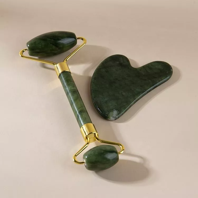 Custom Jade Roller and Gua Sha Set